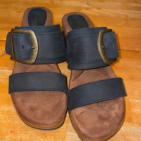 White Mountain Montage Wedge Clog Sandal 10M - Picture 2 of 9